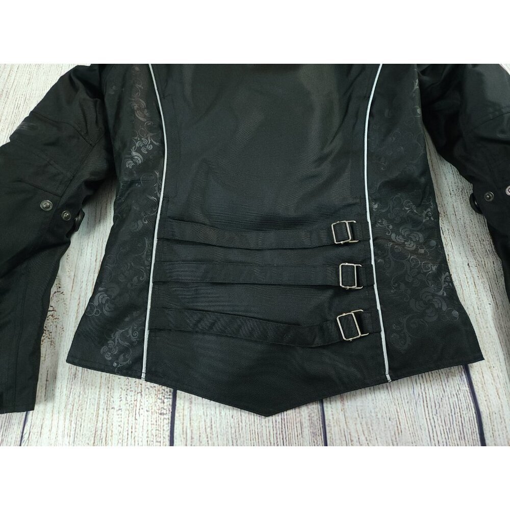 Joe Rocket Women’s Size Medium Armored Motorcycle Jacket Black Pink Atomic 4.0 - Picture 11 of 13